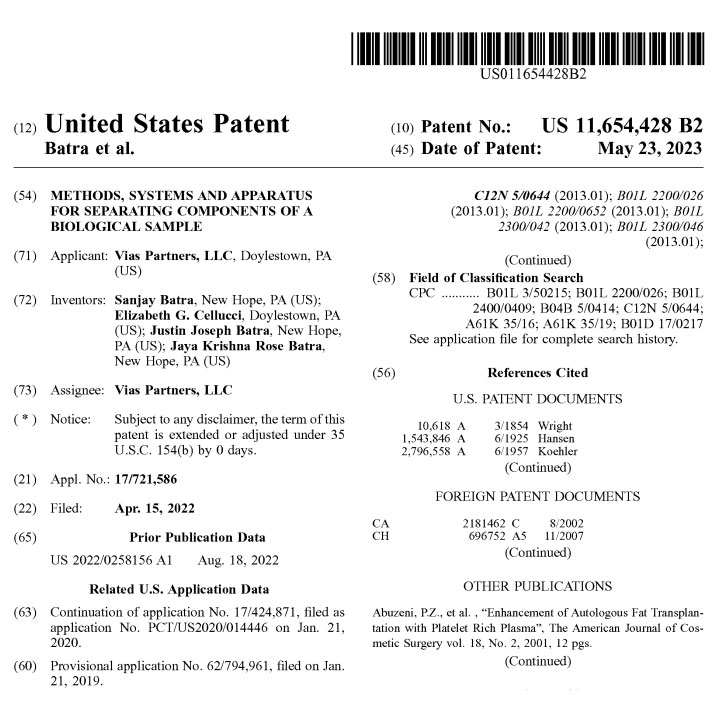 Methods, systems and apparatus for separating components of a