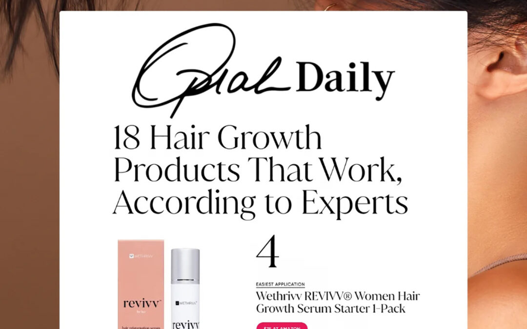 Revivv for Her Serum featured in Oprah Daily.